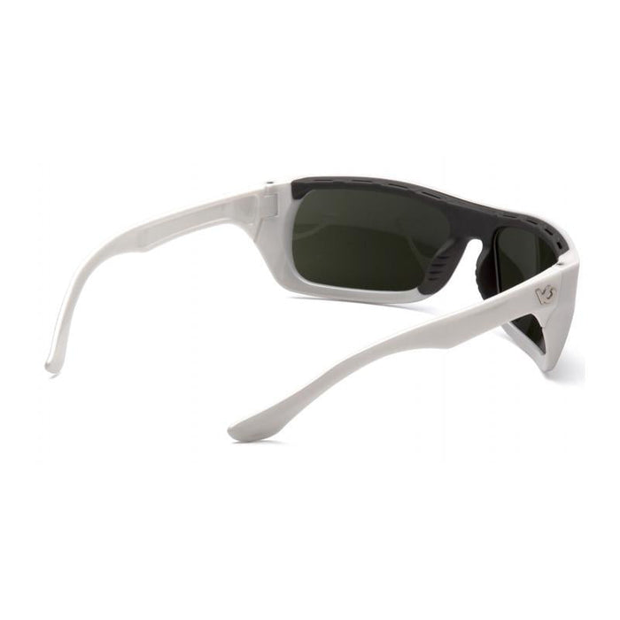 Pyramex VGSW922T Vallejo Forest Gray Anti-Fog Lens with White Frame