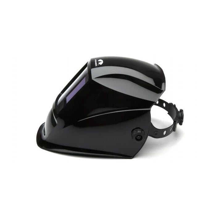 Pyramex WHAM3030GB Auto Darkening Helmet - Glossy Black 98x87 mm