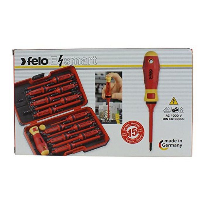 Felo 0715751719 E-Smart Box with 12 Interchangeable Blades and Handle