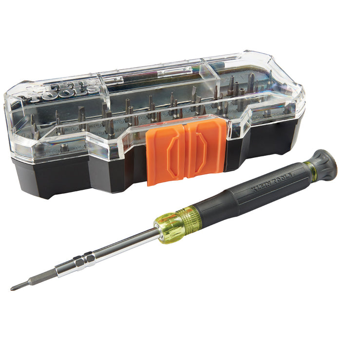 Klein Tools 32717 All-in-One Multi-Function Precision Screwdriver Set with Case
