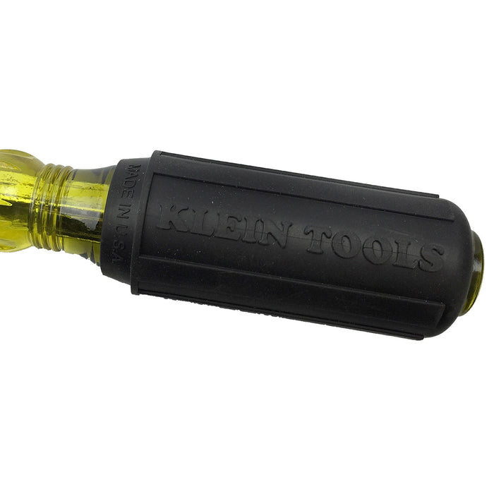 Klein Tools 600-4 1/4" x 8" Keystone Tip Screwdriver On Heavy Duty Square Shank