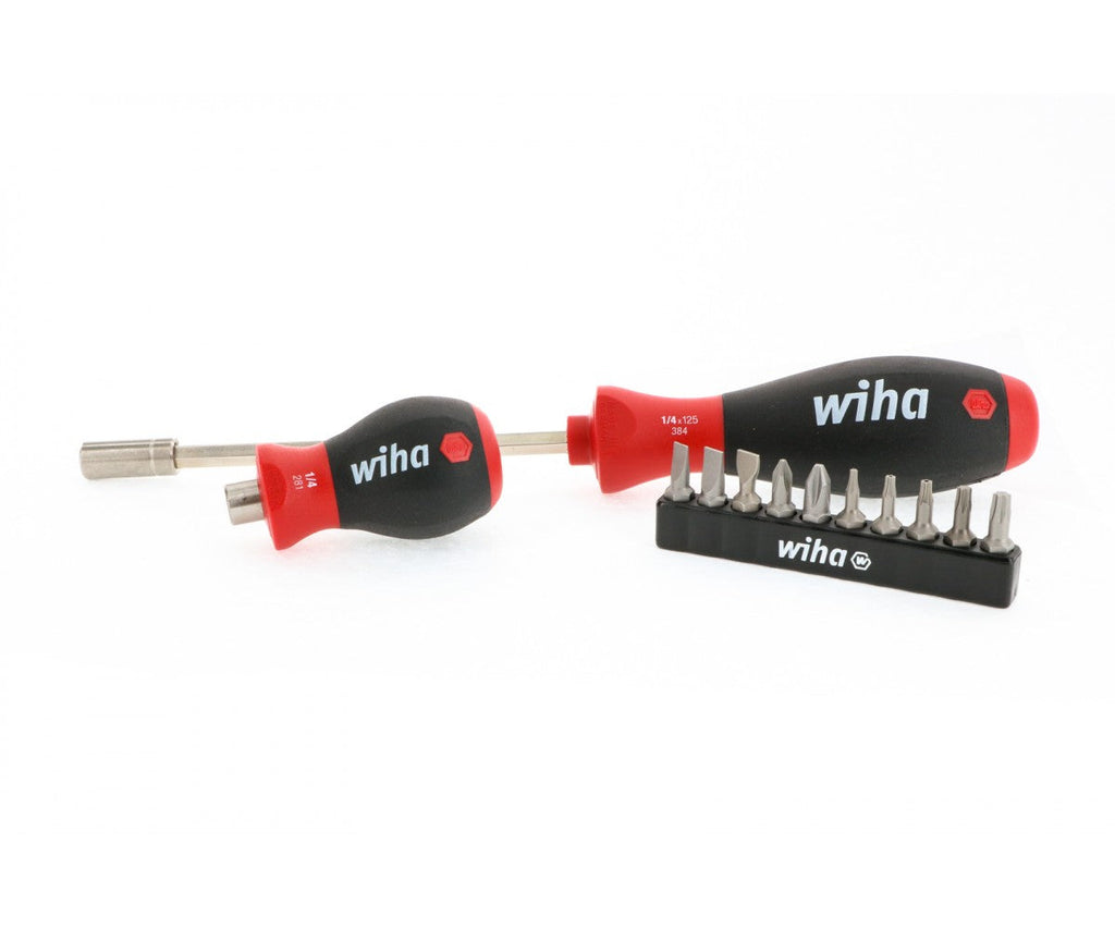 Wiha Tools 38490 Computer Tech Bit Set With Stubby and 9-Inch Bit Hold ...