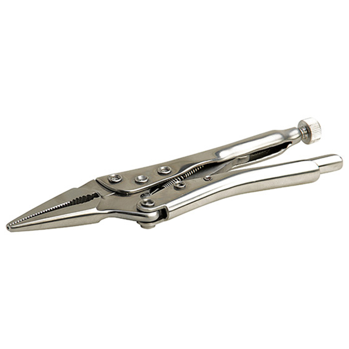 Aven 10377 6" Stainless Steel Long Nose Vice Grip Pliers