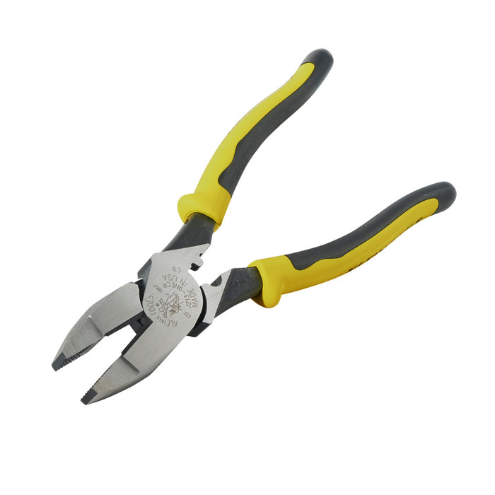 Klein Tools J213-9NECR Journeyman™ Pliers Connector Crimp Side Cut 9-Inch