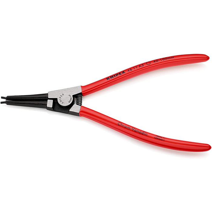 Knipex 46 11 A3 External Straight Retaining Ring Pliers 9.25-Inch