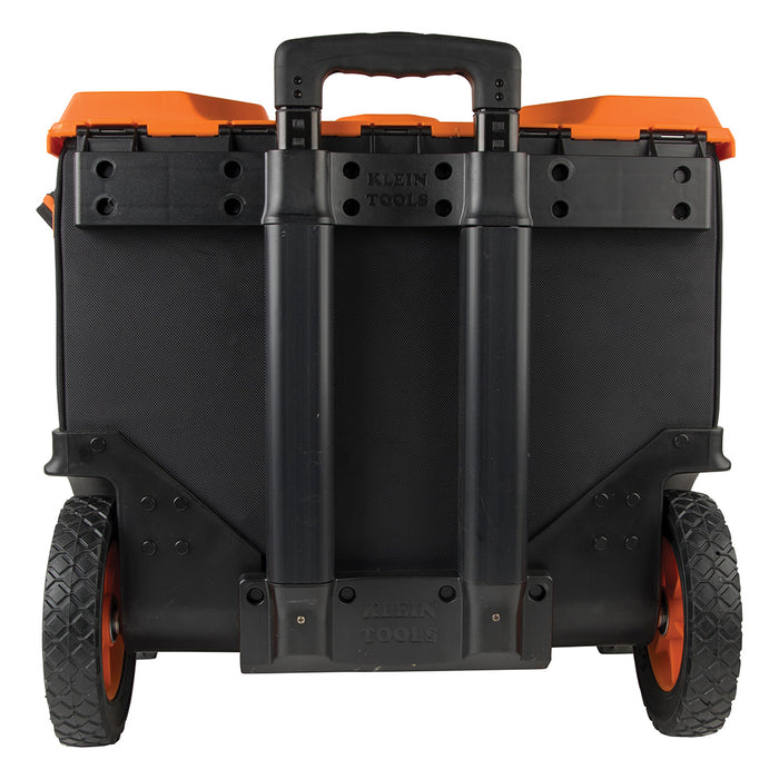 Klein Tools 55473RTB Tool Box, Rolling Tool Bag on Wheels with High Clearance, Portable Tool Box up to 250 Pounds