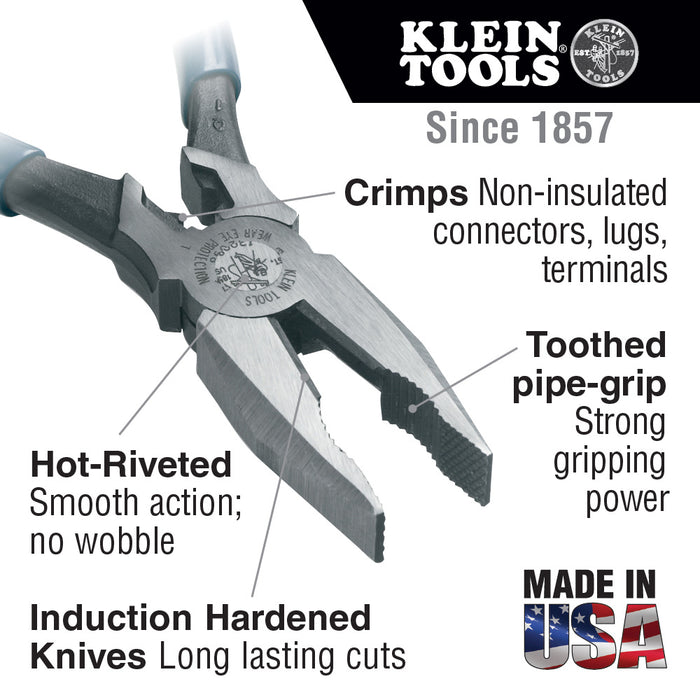 Klein Tools 12098 8" Universal Side Cutting Pliers