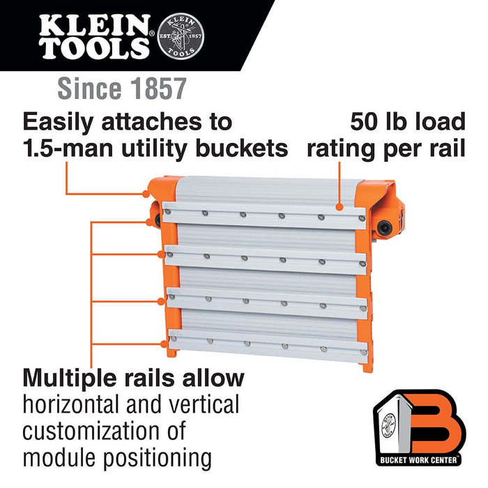 Klein Tools BC150WA 1.5 Man Wall Assembly, Rail System