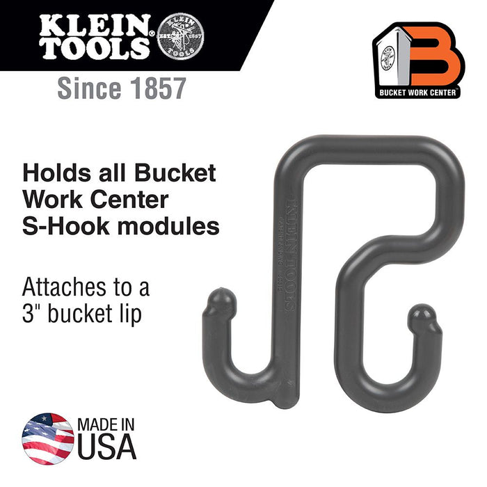 Klein Tools BC312 3-Inch Utility Bucket S-Hook
