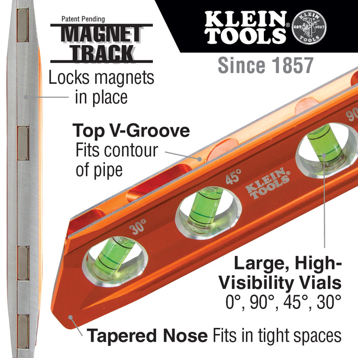 Klein Tools 935RB Torpedo Billet Level