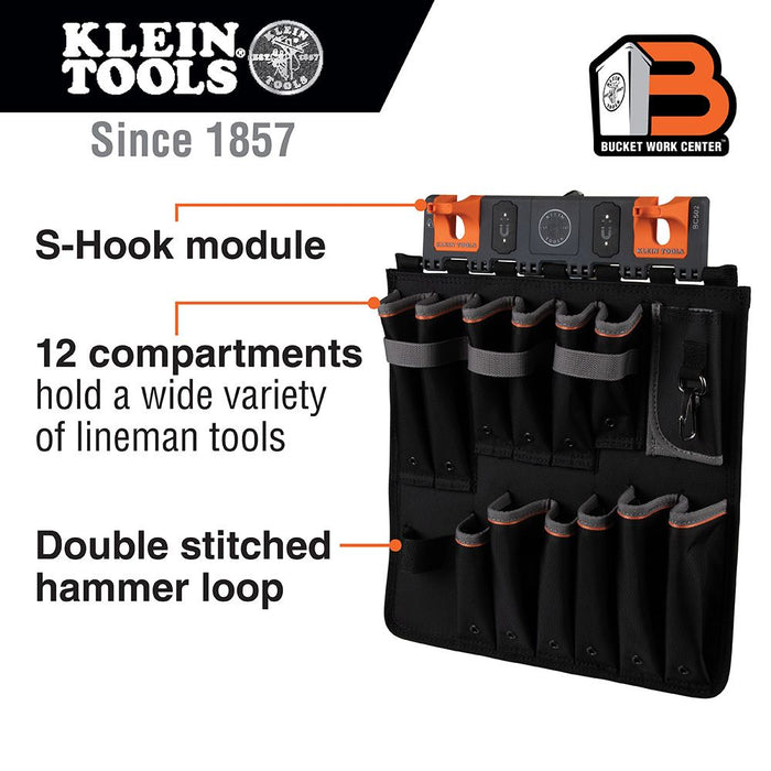 Klein Tools BC502S Tool Apron Storage Module, S-Hook
