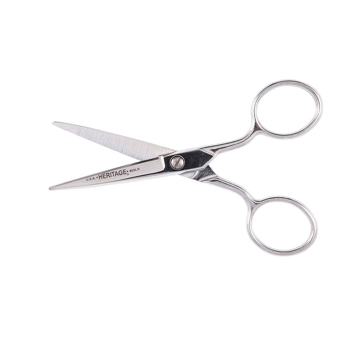 Klein Tools G405LR Embroidery Scissor with Large Ring, 5"