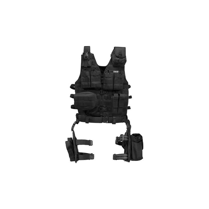 Barska BI12016 Loaded Gear VX-100 Tactical Vest and Leg Platforms