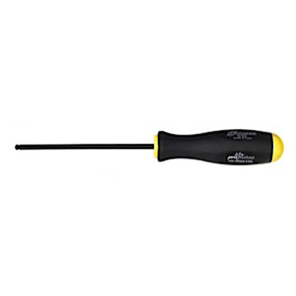 Bondhus 74603 1/16" x 3.3" ProHold Ball End Tip Screwdriver with ProGuard Finish, 2 Piece
