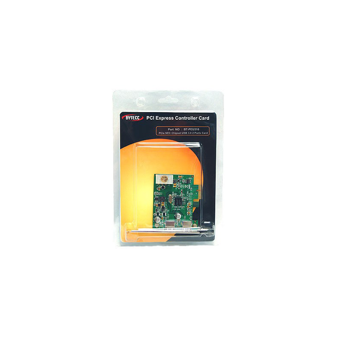 Bytecc BT-PEU310 PCIe NEC Chipset USB 3.0 2 PORTS Card