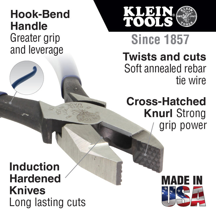 Klein Tools D201-7CST Ironworker's Work Pliers