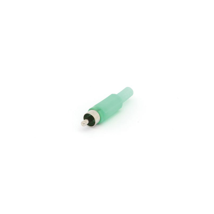 Velleman CA047G Green RCA Male Plug Plastic