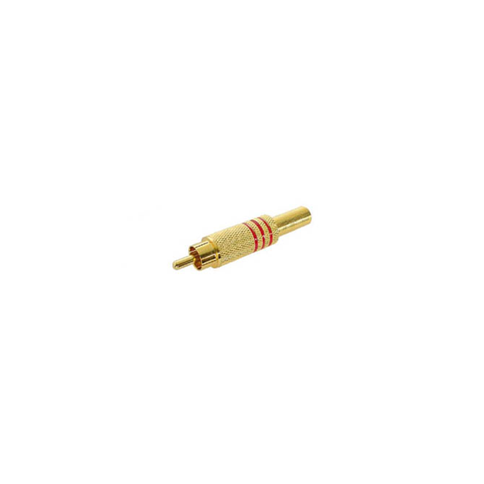 Velleman CA048R Gold-Plated Phono (Rca) Plug - Red