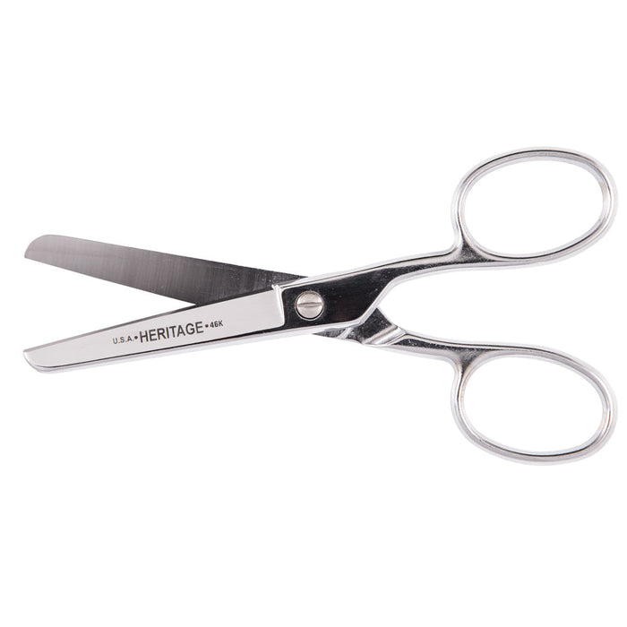 Klein Tools G46HC Safety Scissors with Large Rings, 6"