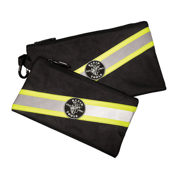Klein Tools 55599 Tradesman Pro High-Visibility Zipper Bags (2 Pack)