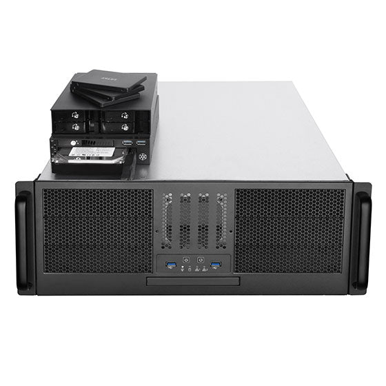 SilverStone Technology RM41-506 4U Rackmount Server Case with 5.25" 6-Bay and USB 3.1 Gen 1