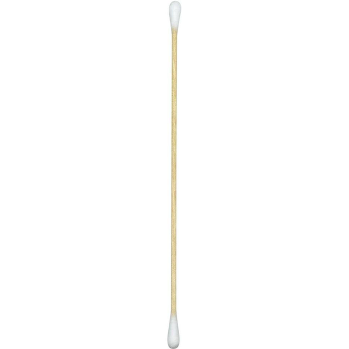 Chemtronics CT2000  6" Double Headed Cotton Tip Cleaning Swabs, 1000 Piece