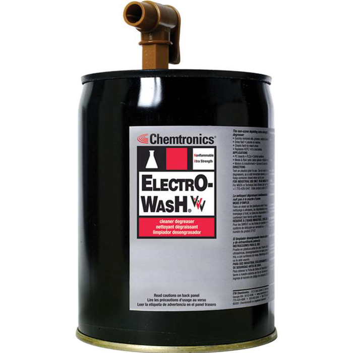 Chemtronics VVV514 Electro Wash Tri-V Degreasing Cleaner, 5gal