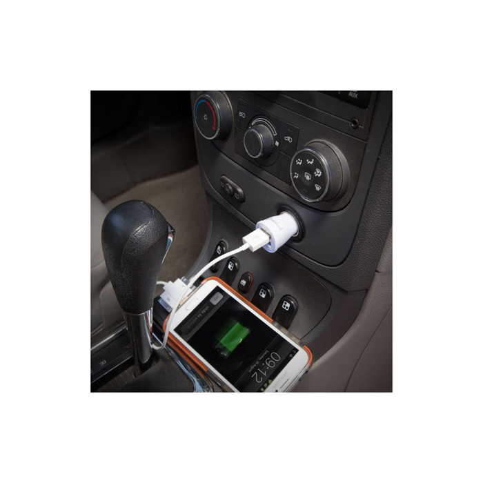 Syba CL-ADA20161 Flush Dual Port 2.1 Amp USB phone tablet car charger