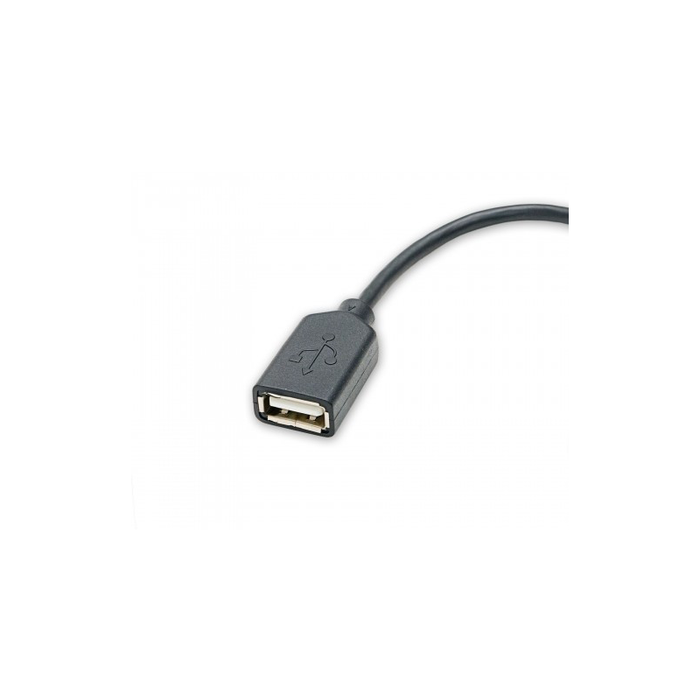 Syba CL-CAB20125 USB 2.0, Female to Micro USB 5-pin male , Black Color, Ideal for Smartphones