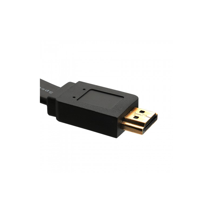 Syba CL-CAB31038 6 ft Male to Male HDMI 1.4 Flat Cable