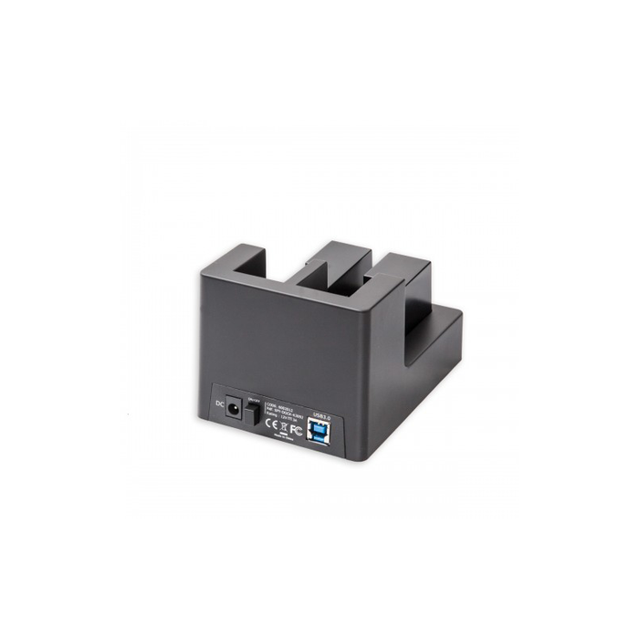 Syba CL-ENC50060 USB 3.0 Dual Slot 3.5" and 2.5" SATA III HD Docking Station with Duplication Support