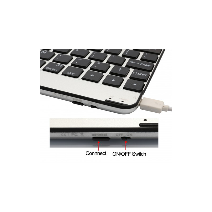 Syba CL-KBD23025 Bluetooth 3.0 Wireless Keyboard and Case for iPad2 and New iPad