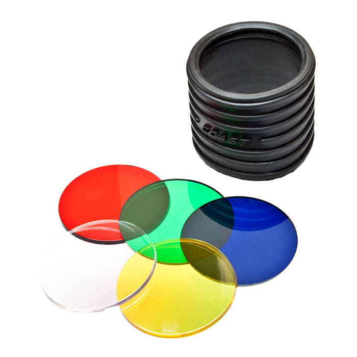 Coast LF100 4 Color Flashlight Lens Kit
