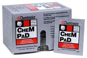 Chemtronics CP400 Chempad, 50 Wipes
