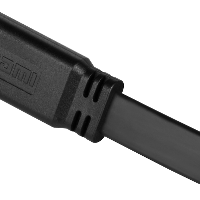 SilverStone CPH02B-3000 High Quality HDMI flat Cable with Ethernet