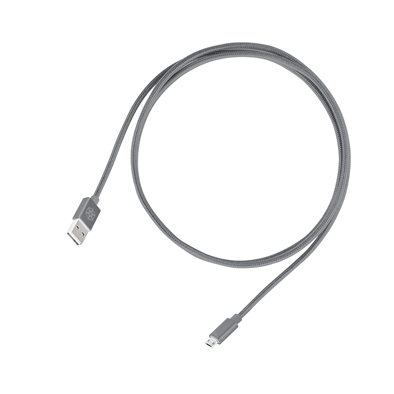 SilverStone CPU01C-500 Reversible USB-A to Reversible Micro-B cable ...