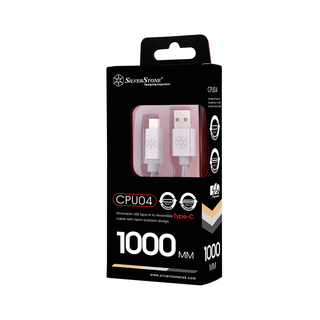 SilverStone CPU04S-1000 Reversible USB-A to USB TYPE-C cable
