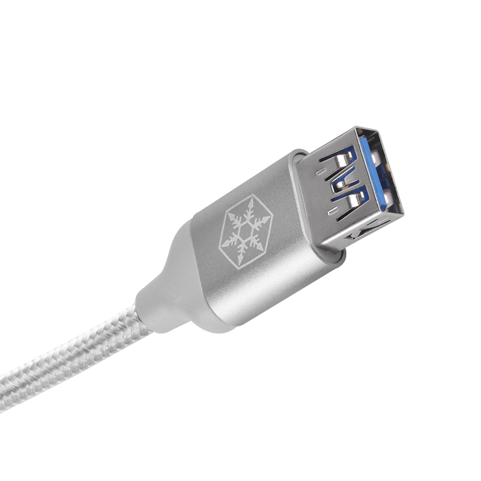 SilverStone CPU05S-500 Reversible USB-C to USB TYPE-A female cable
