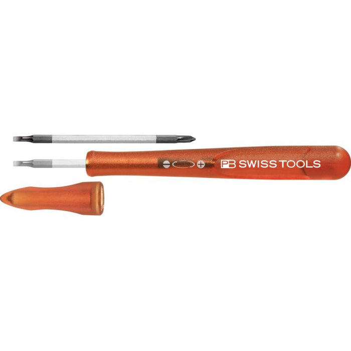 PB Swiss Tools PB 168.00 Red Interchangeable blade screwdriver, for slotted/Phillips screws, PH0/SL0 Regular price