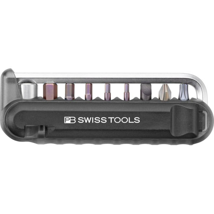 PB Swiss Tools PB 470.Black CN BikeTool: Pocket Tool With 9 Screwdriving Tools