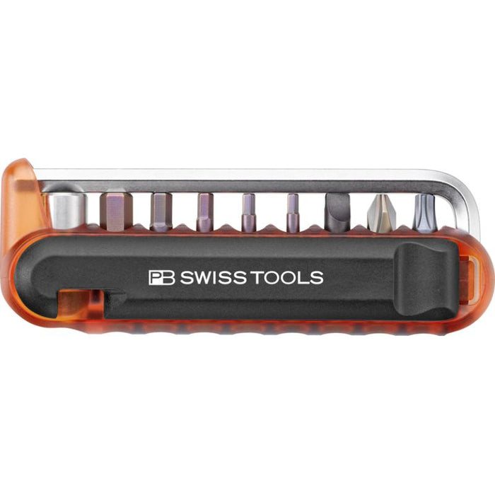 PB Swiss Tools PB 470.Red CBB BikeTool: Pocket Tool with 9 screwdriving tools and two tire levers