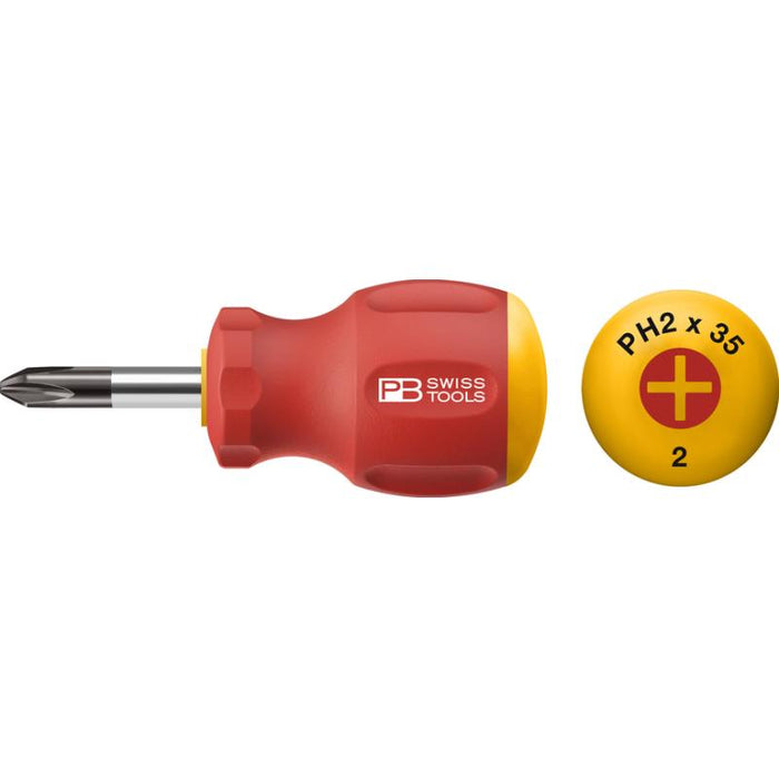 PB Swiss Tools PB 8195.0-25 Swiss Grip Stubby Screwdrivers 4 mm