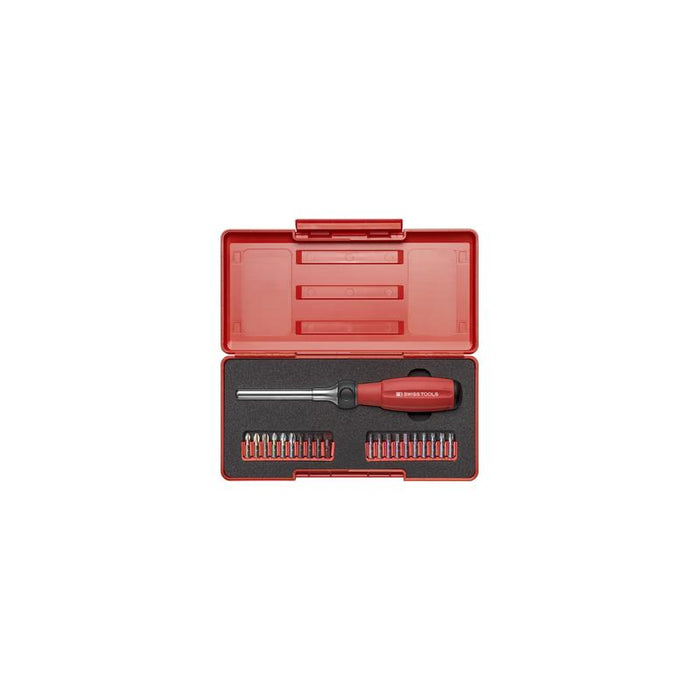 PB Swiss Tools PB 8510.R-100 Set Twister - Bit Holder With Ratchet Set