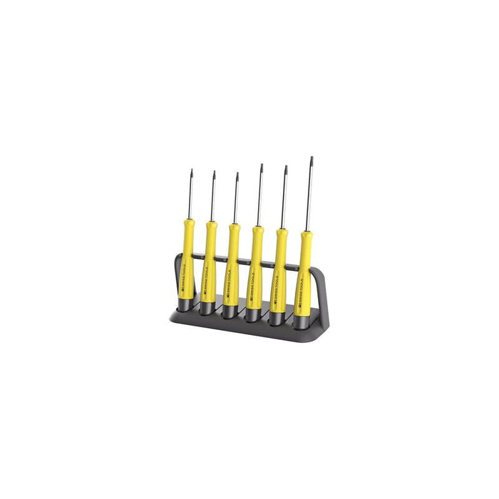 PB Swiss Tools PB 8643.ESD Precision Screwdriver Set TORX® Soft-Grip ESD-Safe Electronics 6-Piece