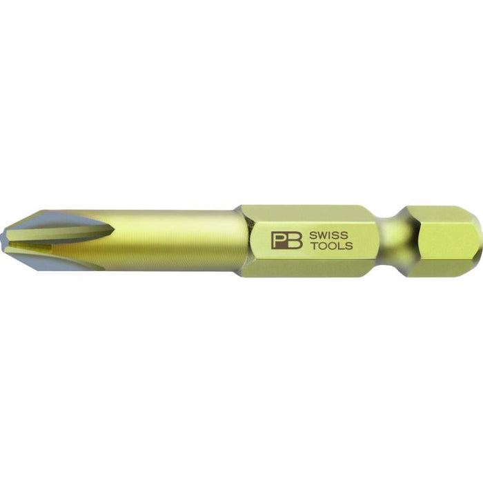 PB Swiss PB E6.190/0 PrecisionBits For Phillips Screws,S - PH0, L- 50 mm