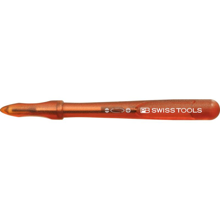 PB Swiss Tools PB 168.0 Red Interchangeable blade screwdriver, for slotted/Phillips screws, PH0/SL0