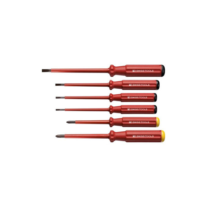 PB Swiss Tools PB 5542.CBB Classic VDE screwdriver set, fully insulated up to 1000 V AC/1500 V DC