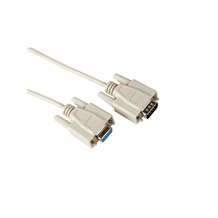 Velleman CW014 6.6' SUBD9 Male to SUBD9 Female Serial Cable