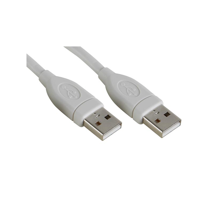 Velleman CW092B: USB 2.0 Male to Male Cable - 6.6 ft