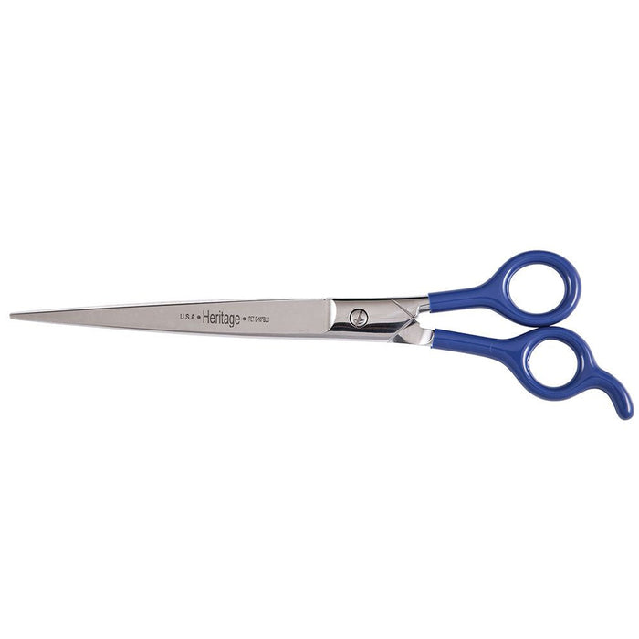 Heritage Cutlery D10-BL 10'' Pet Grooming Scissor / Blue Coated Handles